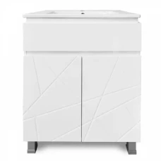 Шкаф за баня ЛИОН, две врати и мивка