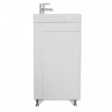 Шкаф за баня с умивалник MINI, бял
