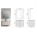Mебели за баня BETA, комплект, от PVC, 60,70 и 80 см. - долен шкаф с умивалник и горен шкаф с LED огледало