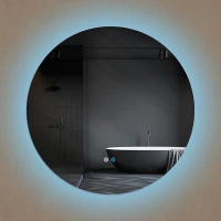 Огледало за баня LED 1023A17, Touch screen, цвят 8500K