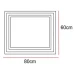 Огледало за баня ДИА LED, 80х80 см Огледало за баня ДИА LED, 80х80 см