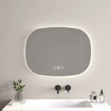 Огледало за баня LED с нагревател ENRICO, 80х80 см