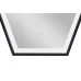 Огледало за баня LED осветление ZI314, 60х80х5 см, черна рамка