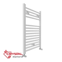 Електрическа лира за баня DIAMOND STRAIGHT, 301 W, 69х45 см, бял