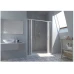 Параван за баня FLEX Central, хармоника, 90-180x185 см, обков PVC - бял            