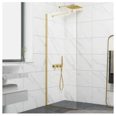 Параван за баня CRISTINA, 60-100х200 см, злато