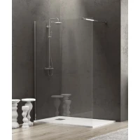 Параван за баня Walkin 1 Cromo, 50-120х200 см, хром
