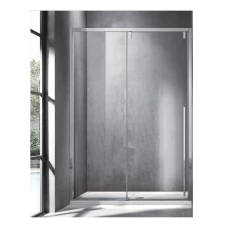 Параван за баня SANTORINI 400, 120-150х200 см, прозрачно стъкло, хром