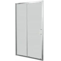 Параван за баня ELITE R, 160-180х190 см, прозрачно стъкло, хром