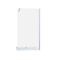 Параван за баня WALK IN, 90-120x200 см, 8 мм стъкло, хром