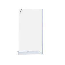 Параван за баня WALK IN, 90-120x200 см, 8 мм стъкло, хром
