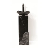 Мивка за баня с конзола ICL 4052, естествен варовик