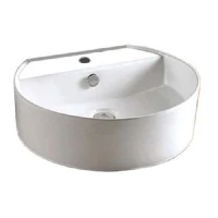 Мивка за баня LAVOAR Pultra, с отвор за смесител, бял