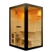 Финландска сауна PANORAMA BLACK, за двама