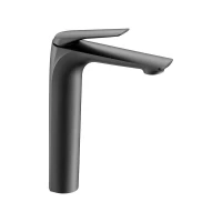 Смесител за умивалник LEA, висок, черен мат