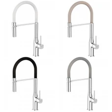 Смесител за кухня стоящ POLLA, гъвкава лебедка