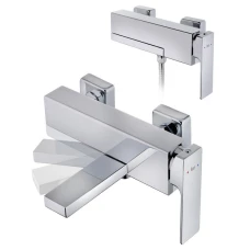 Смесител за вана/душ с подвижен чучур SOLLER, хром