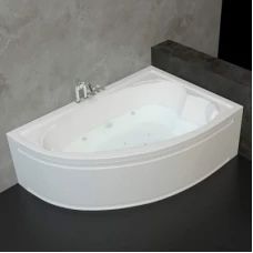 Хидромасажна асиметрична вана ОНИКС L/R, 160×110x52 см