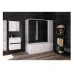 Параван за вана FLEX Vasca 3, тип хармоника, 70х170×150 см, обков PVC, бял