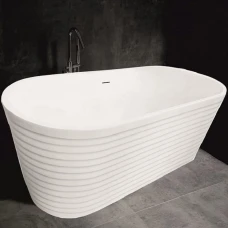 Свободностояща вана, 165х74х58 см, бял мат