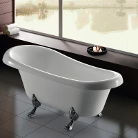 Свободностояща вана NERIO, 165х75х75 см, в бяло Свободностояща вана NERIO, 165х75х75 см, в бяло