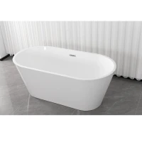 Свободностояща вана YORK, в бяло