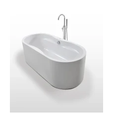 Свободностояща вана LIVERPOOL, 170x80x60 см, в бяло