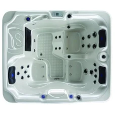 Външно джакузи OASIS, бяло, 208х175х90 см