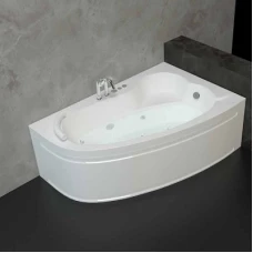 Хидромасажна асиметрична вана ОНИКС L/R, 140-160 см