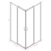 Квадратна душ кабина EASY ASSEMBLE, хром