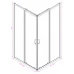 Квадратна душ кабина EASY ASSEMBLE, хром