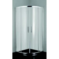 Овална душ кабина PRЕMIUM LINE, прозрачнo стъкло, хром