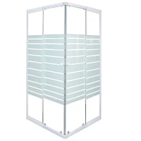 Квадратна регулируема душ кабина, 80-90х80-90х190 см, рисувано стъкло Квадратна регулируема душ кабина, 80-90х80-90х190 см, рисувано стъкло