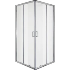 Квадратна душ кабина SQUARE, 90х90х190 см, прозрачно стъкло, хром