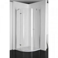 Овална душ кабина с една врата SIMPLYFLEX, прозрачно стъкло