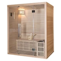 Финландска сауна за двама „IGNEUS Hemlock“, 150х105х190 см