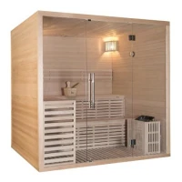 Финландска сауна за четирима „SERENIS“, 180×150×210 см