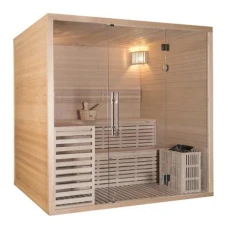 Финландска сауна за четирима „SERENIS“, 180×150×210 см
