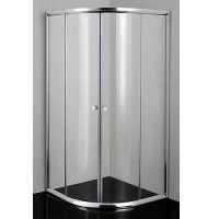 Овална душ кабина SURF, 80х80х180 см, прозрачно стъкло, хром Овална душ кабина SURF, 80х80х180 см, прозрачно стъкло, хром