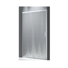 Параван за баня ELITE R, 140-160х190 см, мат стъкло, хром