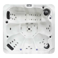 Външно джакузи OASIS Maxi, бяло-синьо, 210х210х92 см